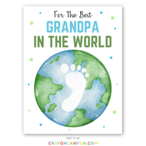Grandpa Handprint Crafts Keepsakes For Kids