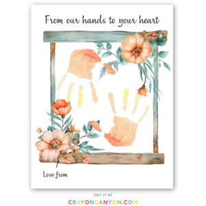 Printable Siblings Handprint Keepsake Craft